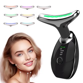 Face Massager, Anti-Wrinkle Face Device with 3 Modes, Firming Wrinkle Removal Facial Massager Tool for Face and Neck for Women (Black)