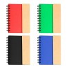 Libreta Cuaderno Ecológico Con Pluma Post-it Y Banderitas