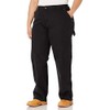 Dickies Women's Plus Size Relaxed Straight Carpenter Duck Pant, Rinsed