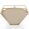 ELLDOO Gold Glass Coffee Filter Holder Coffee Paper Storage Container