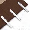 20Pcs Sewing Clips Stainless Steel, 3 inches Measurement Ruler Quilting
