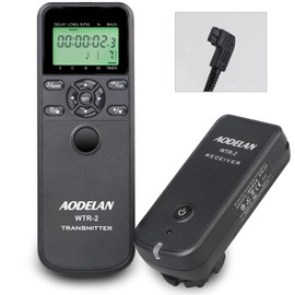 Wireless Remote Camera Shutter Release for Sony ILCA-a77M2, a99M2, a99V; SLT-a33, a35, a37, a55, a57, a65, a67, a77, a99; DSLR-a100, a200, a300, a350 a400, A450, A500