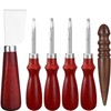 Honoson 6 Piece Leather Craft Tool Set - Includes 4