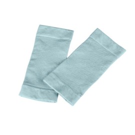 Lin's Liliana Elbow Support x 2, Tennis Elbow Bandage for Men and Women, Elbow Protection with Compression for Sports, Golfer's Elbow and Tennis Elbow (Blue)