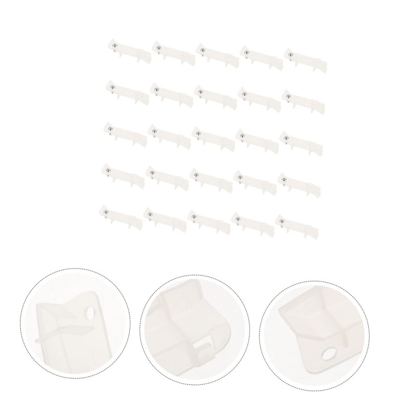 TEHAUX 25pcs Rotary Buckle LED Indoor Soft Shade Ceiling Buckle