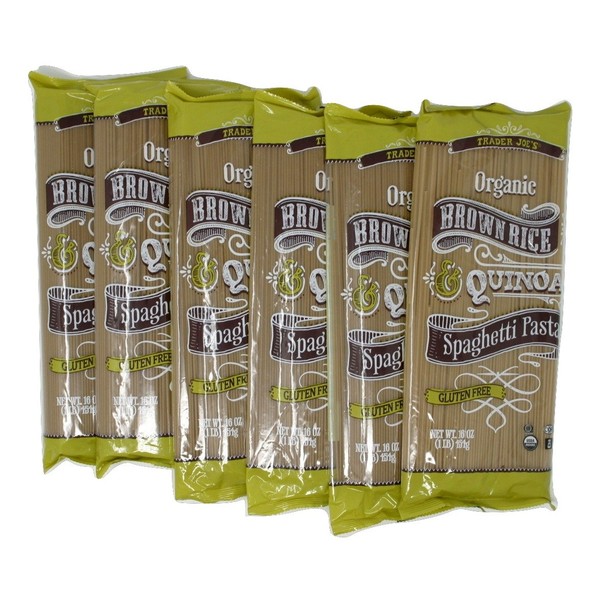 Trader Joes Brown Rice Quinoa Spaghetti Pasta Pack of 6