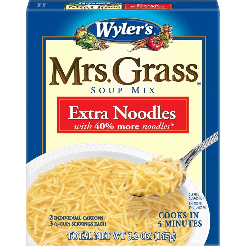 Wyler's Mrs. Grass Extra Noodles Soup Mix - 5.2 oz