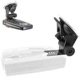 Heavy Duty Windshield Suction Cup Mount w/Hot Weather Resistant Base Compatible with Passport 9500ix, 8500, X70, X80, Solo S2, S3, S75G Radar Detectors (Only Compatible with Models Listed)