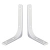 Bralucy Corner Bracket Shelf Support 2pcs Shelf Right Angle Stainless