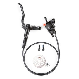 Cyclon MT200 Hydraulic Brakes with SM-RT26 160mm / 180mm Rotors, Left Front 800mm Right Rear 1400mm MTB Hydraulic Disc Brakes Aluminum Alloy Levers with Calipers