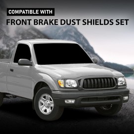 G-PLUS Front Brake Dust Shields Set Compatible with Toyota 4Runner 1996-2002,Fit Toyota Tacoma 1995-2004 Black