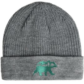 EDTREK This is Country Beanie Hat - Mens and Womens Winter Hat with Unique Embroidery (Mountain Bear - Heather Grey)