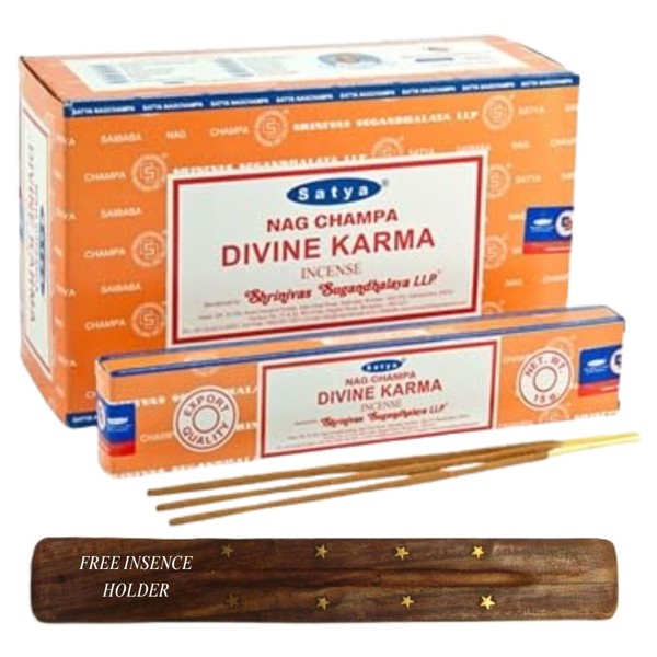 Original Satya Nag Champa Incense Sticks Full Box 12pack for