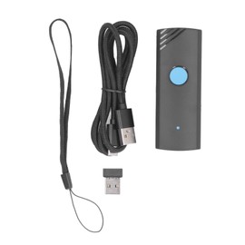 2.4G Wireless Barcode Scanner 1D 2D Mini BT USB Barcode Reader for Tablet Phone PC
