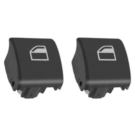 Twowinds - Covers for Electric Window Control Power Switch Buttons Left and Right (2 pieces) E46 X3 X7