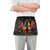 Bolaz Waist Apron Waitress Waiter Server Aprons Short with Pockets