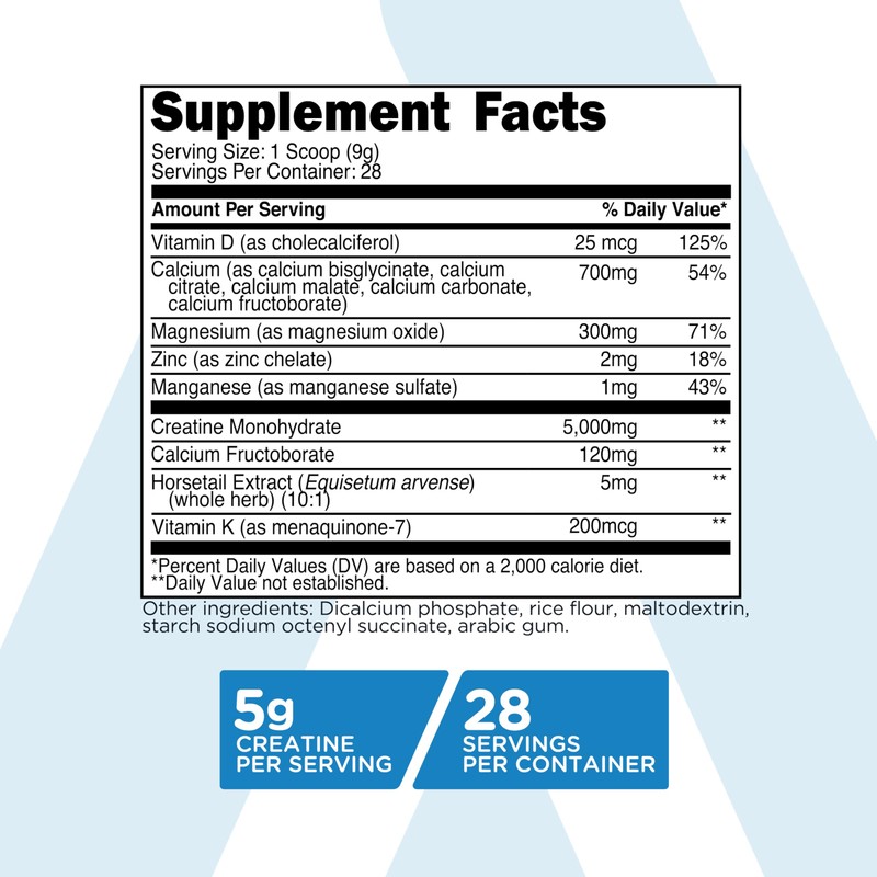 TransformHQ Healthy Aging Longevity Creatine Powder (28 Servings) Unflavored -