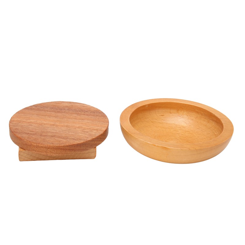 Hamburger Coaster Set Heat Insulation Cute Exquisite Wood Drink Coasters
