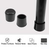 sourcing map Rubber Furniture Caps 21mm Inner Diameter Round Table