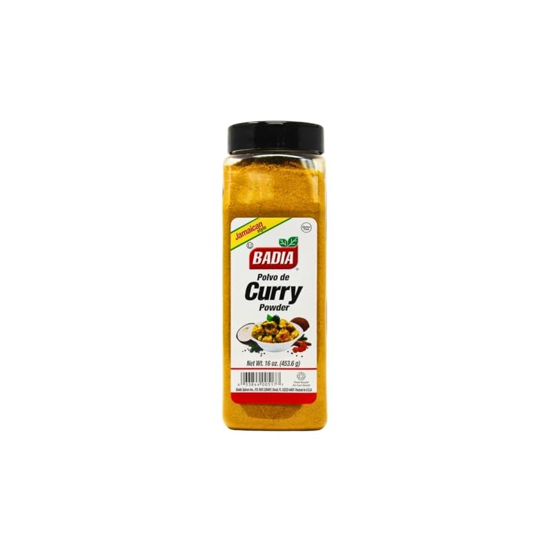 Badia Spices inc Curry Powder, 16-Ounce (Pack of 3)