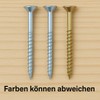 Wood Screws 4.0 x 60 mm Galvanised with Torx Countersunk