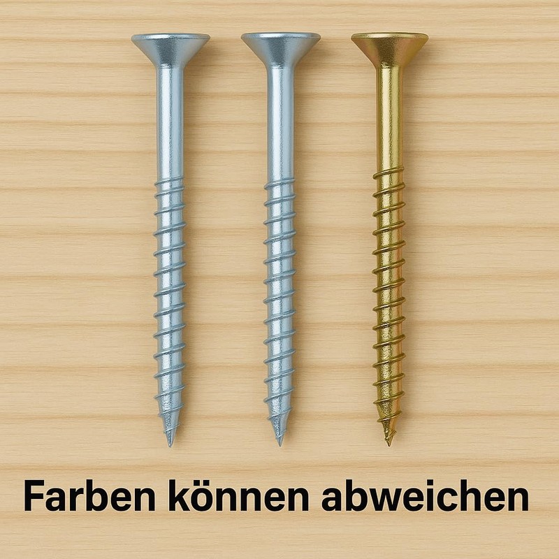 Wood Screws 4.0 x 60 mm Galvanised with Torx Countersunk