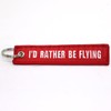 Rotary13B1 - I'd Rather BE Flying - Keychain