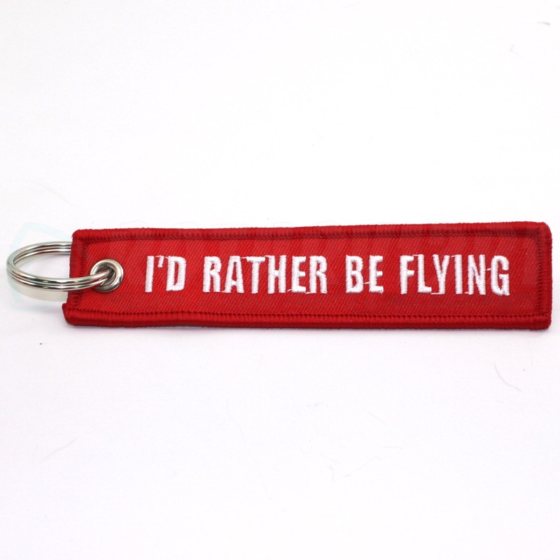 Rotary13B1 - I'd Rather BE Flying - Keychain