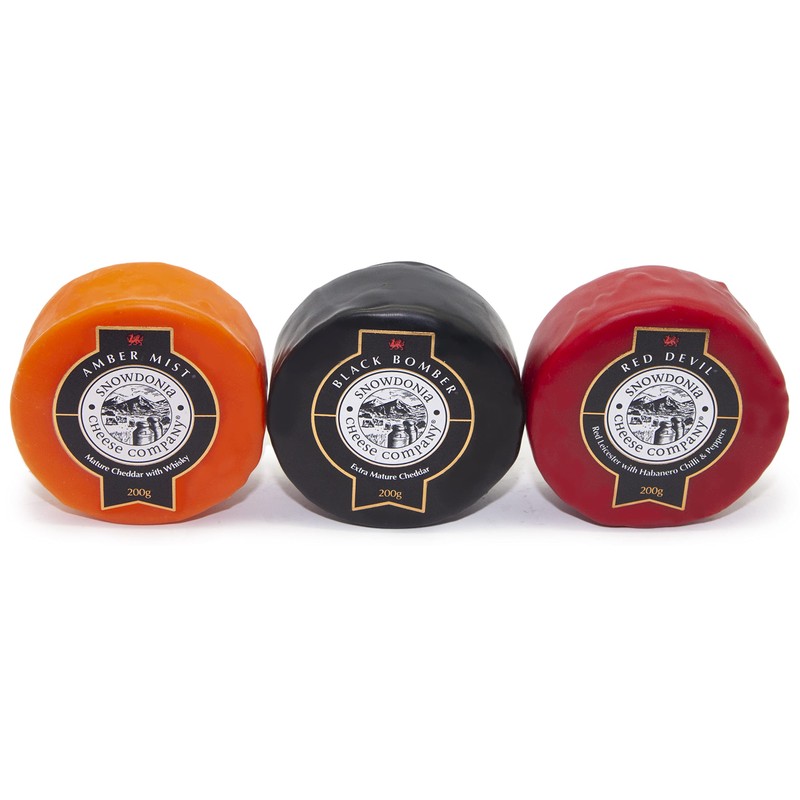 Snowdonia Cheese Triple Pack - Black Bomber, Red Devil &