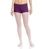 Capezio Women's Team Basic Boy Cut Low Rise Short, Aubergine,