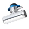 38mm/1.5in Inline Radiator Hose Filler Aluminum With Temperature Gauge for