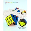 ROXENDA 3X3 Speed Cube, Qihang 3X3X3 Original Speed Cube Super-Durable