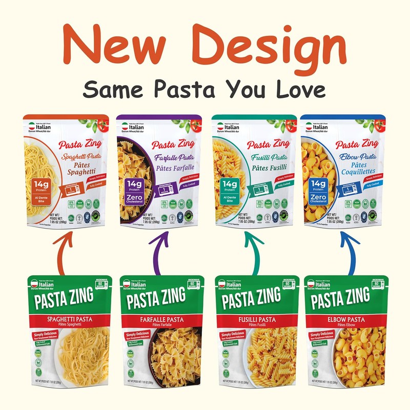 Pasta Zing Ready Meal Variety Pack – 7.05 oz (Pack