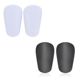 2 Pairs of Shin Pads, Mini Shin Pads for Football, Small 10 x 6 cm, Mini Shin Pads for Men, Women, Boys, Girls, Adults, Teenagers