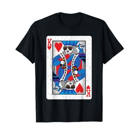 The Cool King of Hearts - Funny Poker Night T-Shirt