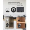 NOTMBESTM Pot Lid Organizer, 2 Pack Lid Holders Inside Cabinet,