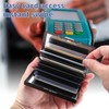 Qindaiwen RFID Blocking Stainless Steel Card Holder – Slim Metal