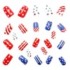 Independence Day Press On Nails Square Medium Fake Nails Acrylic