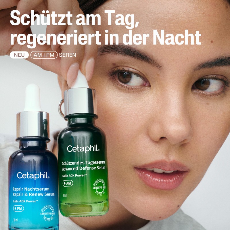 Cetaphil Protective Day Serum, 30 ml, Antioxidant Face Serum with