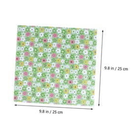 IWOWHERO 50pcs Assorted Patchwork Fabric Squares for DIY Sewing Craft Projects Random Colors Quilting Material for Home Decor Cushion Covers and More Random Color