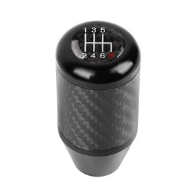 jdm Universal 6 Speed Black Carbon Fiber Racing Gear Stick Shift Knob for MT Manual