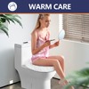 Baahrnom Microfiber Elongated Toilet Seat Cover 19.5"x 15" Machine Washable