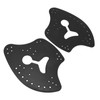 1 Pair Hand Paddles for Swim PP Silicone Adjustable Hand