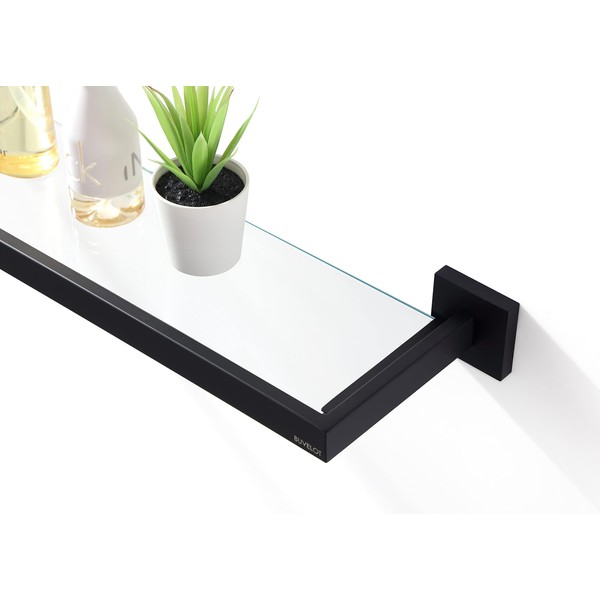 BUVELOT Bathroom Shelf, Glass Shelf for Bathroom, 22.32 Inch Large,
