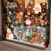 DKTIE Christmas Window Stickers, Navidad Snowflake Window Clings Stickers for