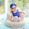 Baby Inflatable Bathing Seat Soft PVC Cartoon Animal Pattern Baby