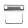 Metal Hooks and Eyes Closure No Sew Silver Hooks Heavy