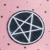 Opexicos 10Pcs Pentagram Patch Pentacle Satanic Occult Goth Wicca Witch