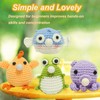 Crochet Kit for Beginners 4PCS Crochet Animal Kit for Adults