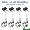 Litensh 2PCS Security Mailbox Lock with Different Keys, 16mm Letter